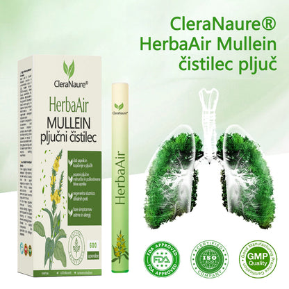 🌿CleraNaure® HerbaAir Mullein Prečiščevalec Pljuč