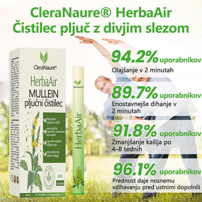 🌿CleraNaure® HerbaAir Mullein Prečiščevalec Pljuč