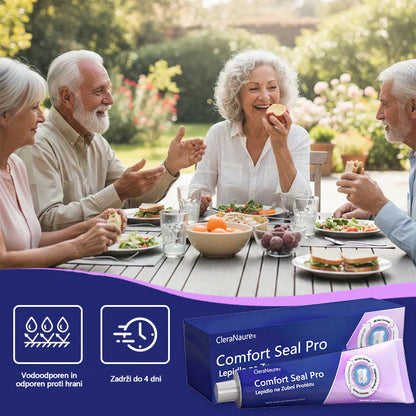 🔥 OMEJENA PONUDBA 🔥 CleraNaure® Comfort Seal Pro Lepidlo na Zubní Protézu 🦷💜 Z FDA certifikatom
