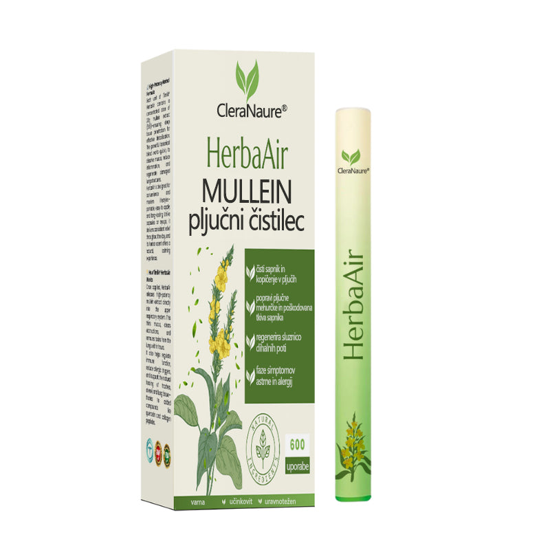 🌿CleraNaure® HerbaAir Mullein Prečiščevalec Pljuč